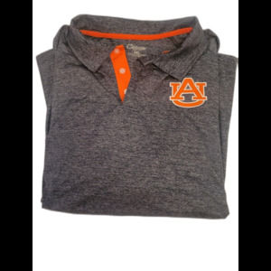 ChiliWear Auburn Tigers Mens 2XL Polo Shirt Gray Excellent Condition